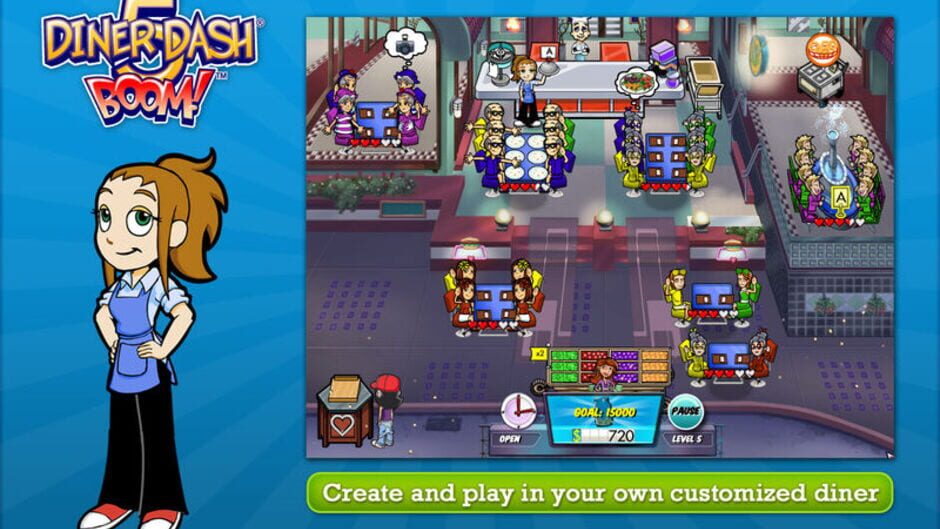 Screenshot for Diner Dash 5: Boom!