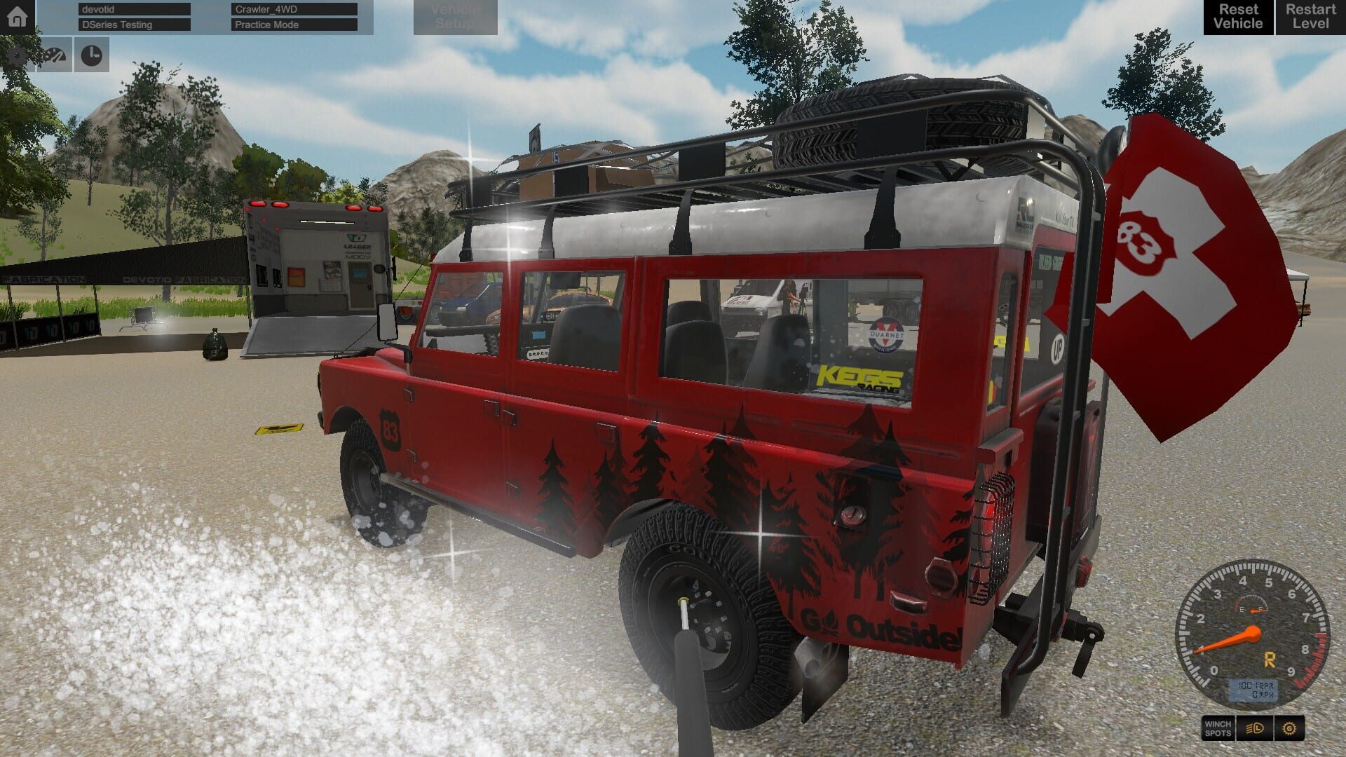 Screenshot for D Series Off Road Driving Simulation