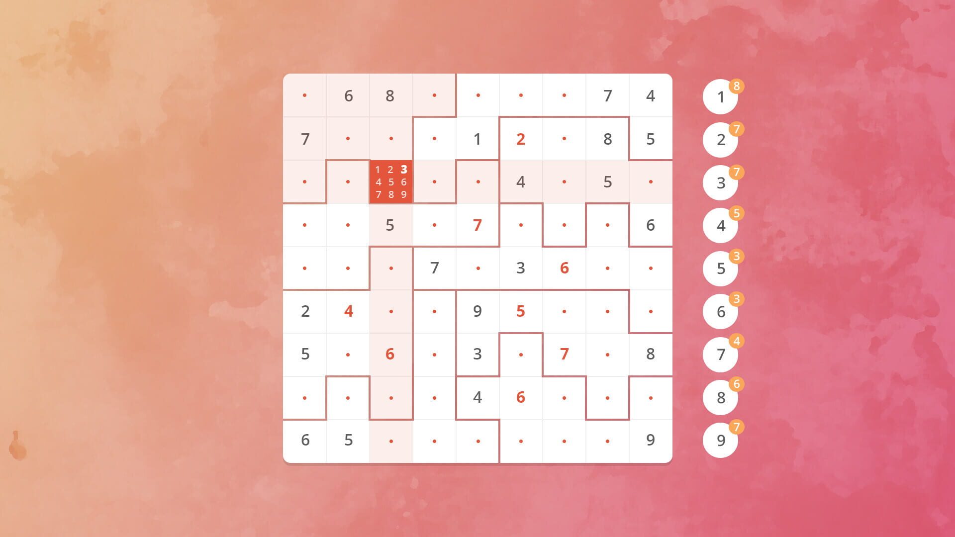 Screenshot for Sudoku Jigsaw