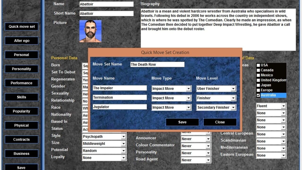 Screenshot for Total Extreme Wrestling 2010