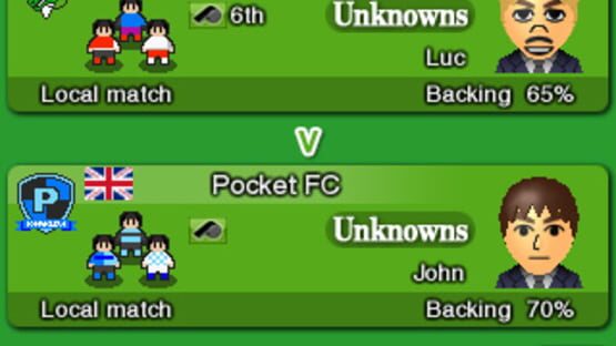 Screenshot for Nintendo Pocket Football Club
