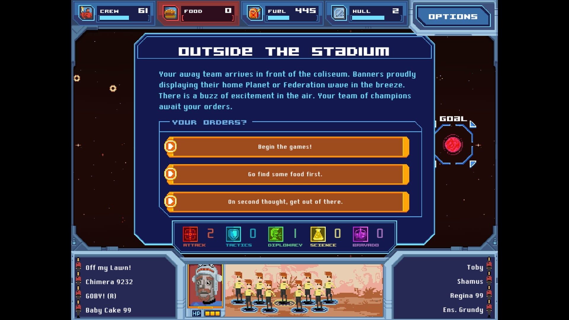 Screenshot for Orion Trail