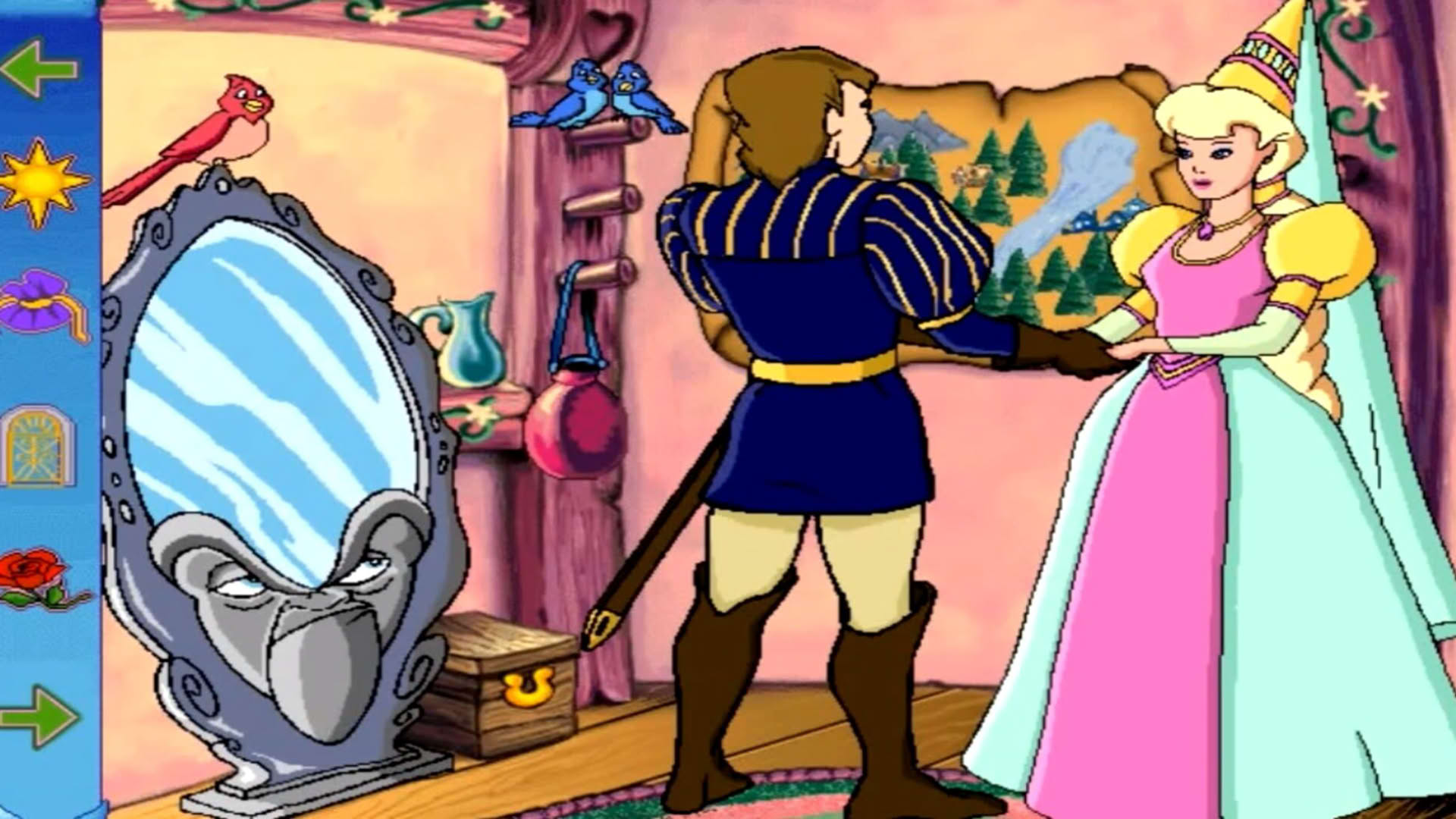 Screenshot for Magic Fairy Tales: Barbie as Rapunzel