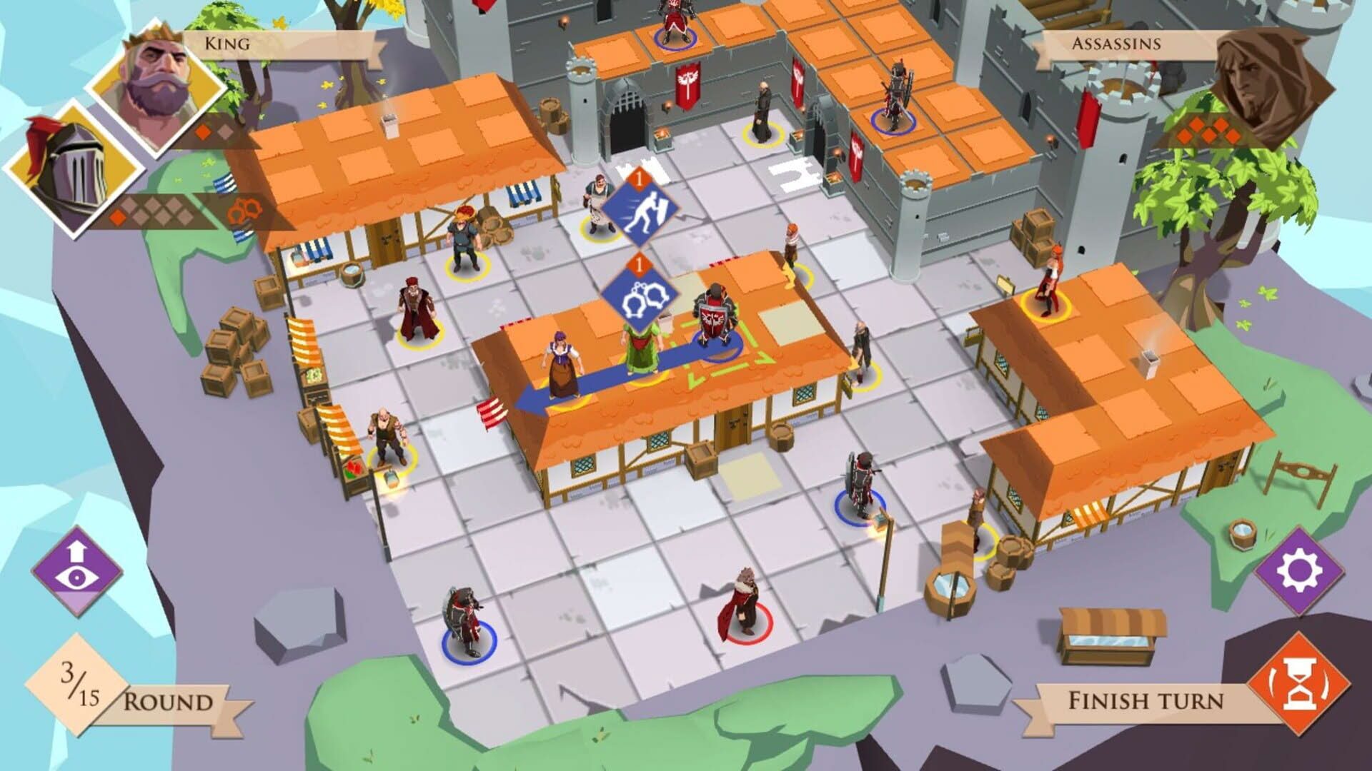 Screenshot for King and Assassins: The Board Game