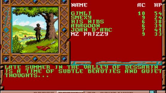 Screenshot for Treasures of the Savage Frontier