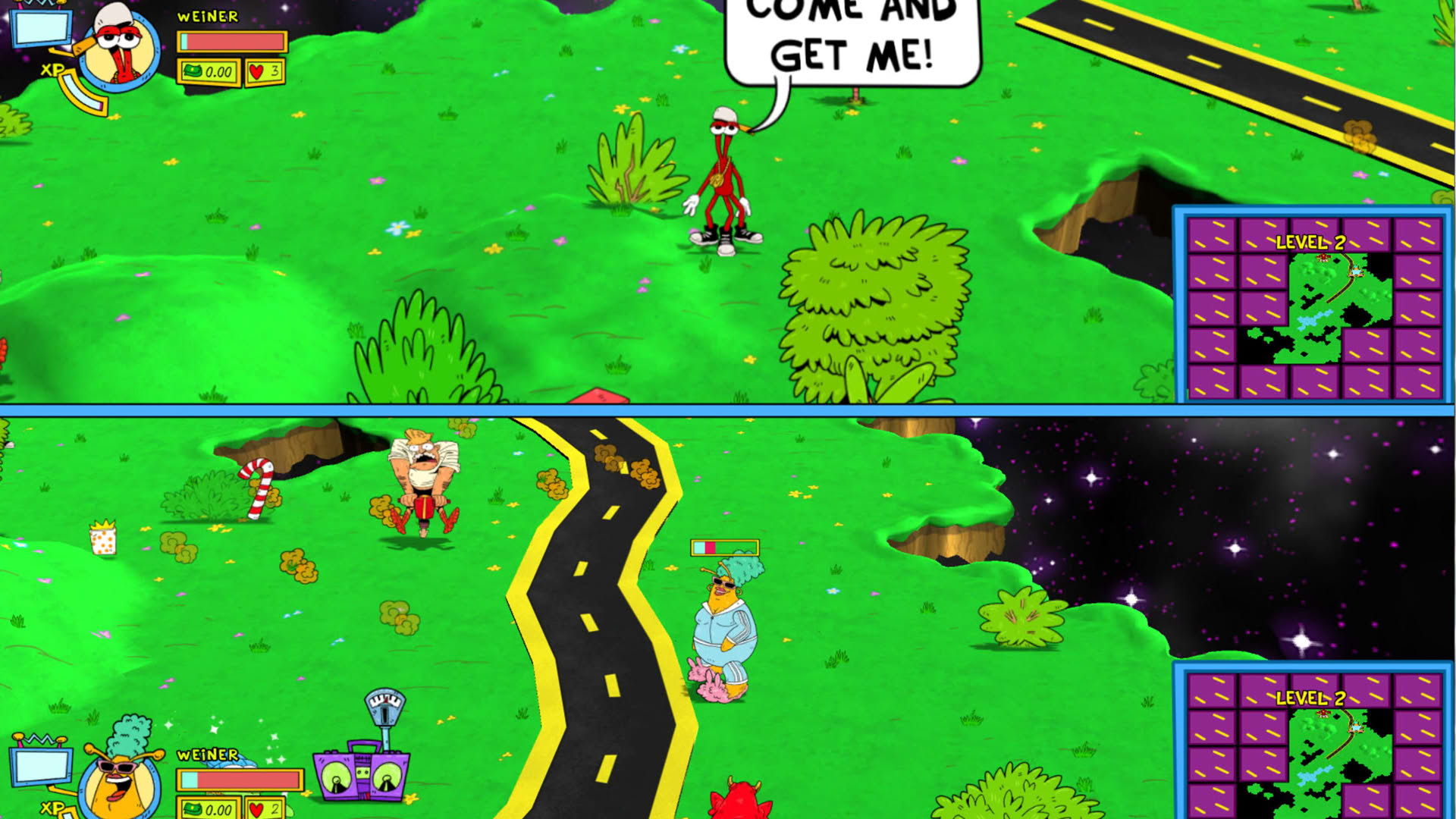 Screenshot for ToeJam & Earl: Back in the Groove
