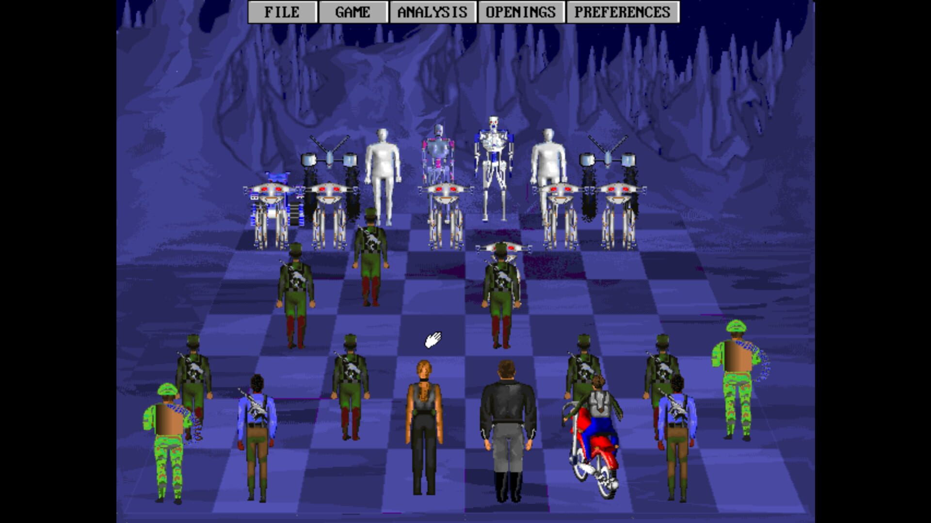 Screenshot for Terminator 2: Judgment Day - Chess Wars