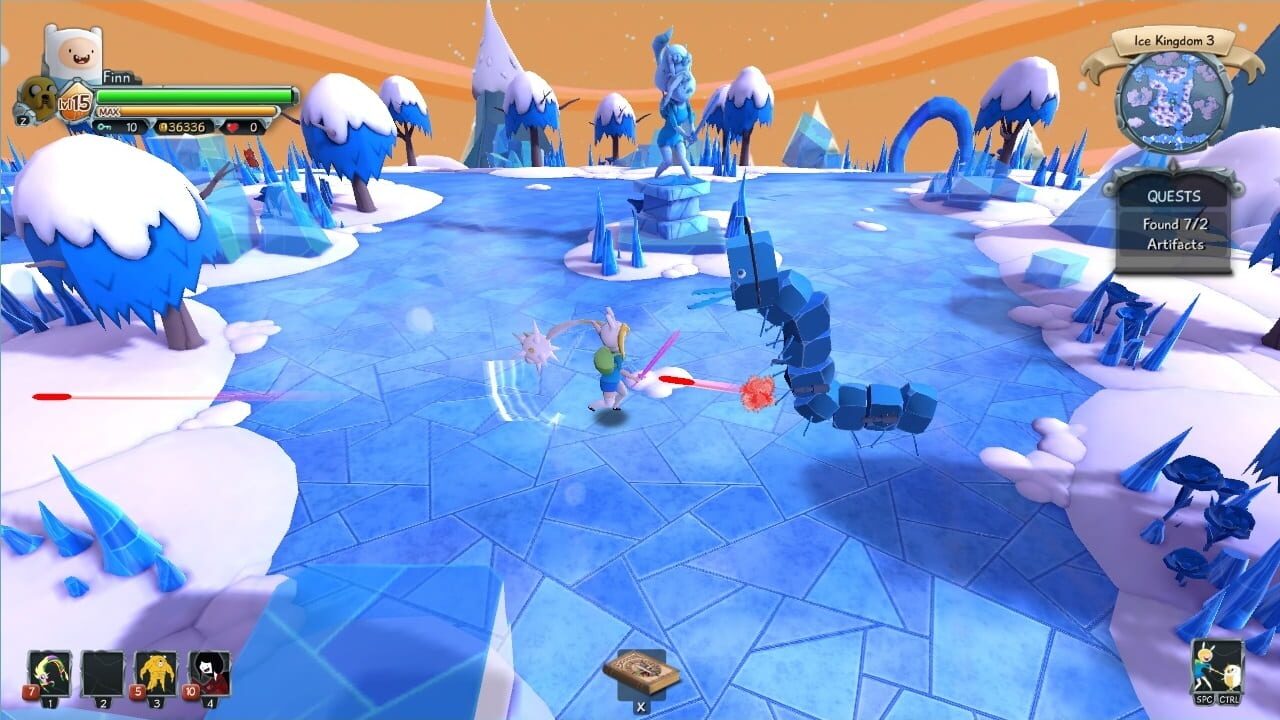 Screenshot for Adventure Time: Finn and Jake's Epic Quest