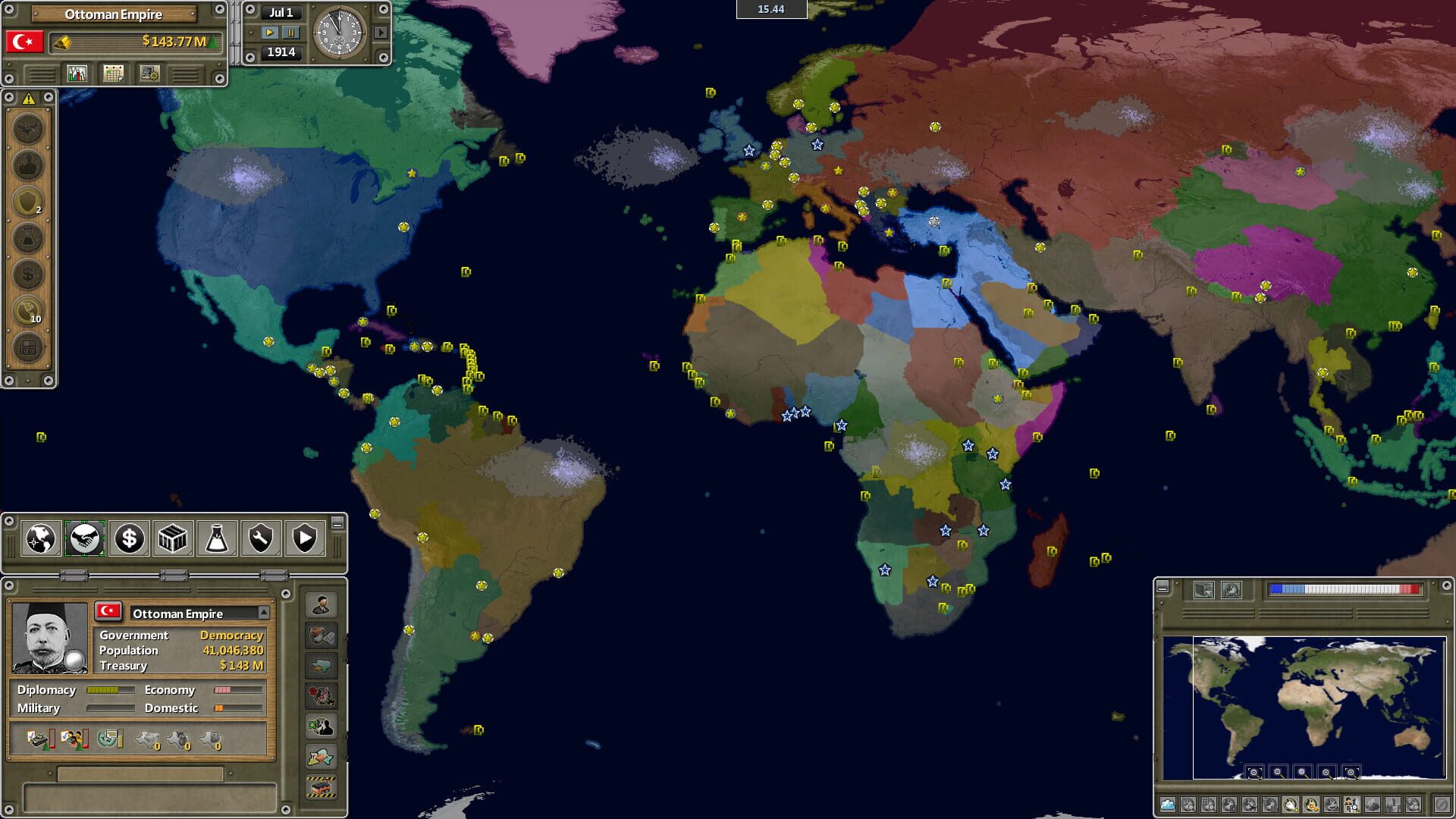 Screenshot for Supreme Ruler the Great War