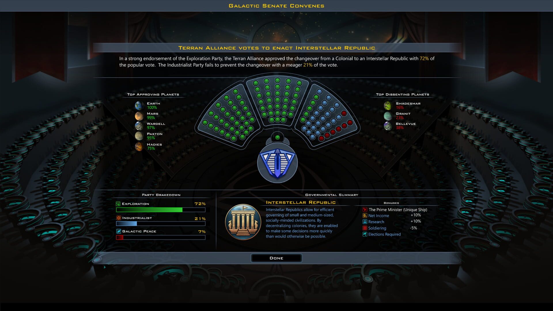 Screenshot for Galactic Civilizations III: Intrigue