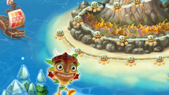 Screenshot for Tiki Solitaire TriPeaks