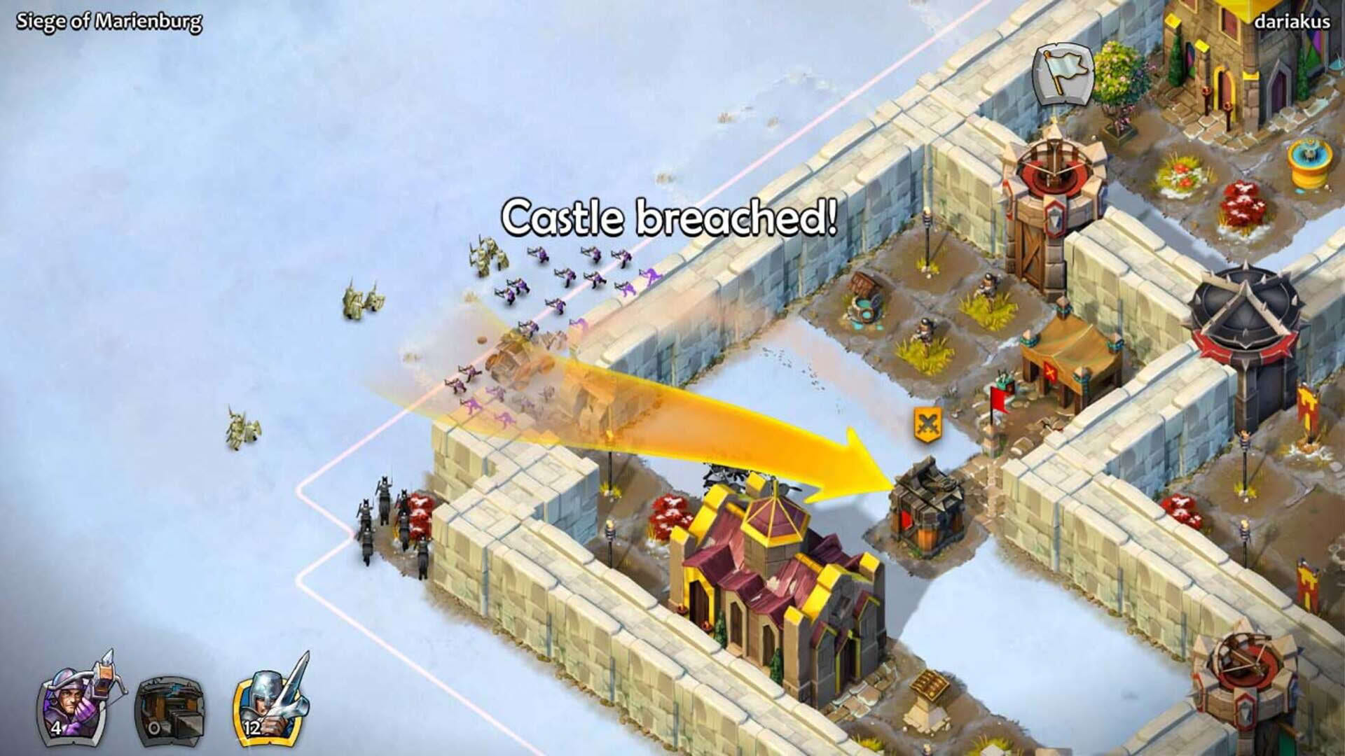 Screenshot for Age of Empires: Castle Siege