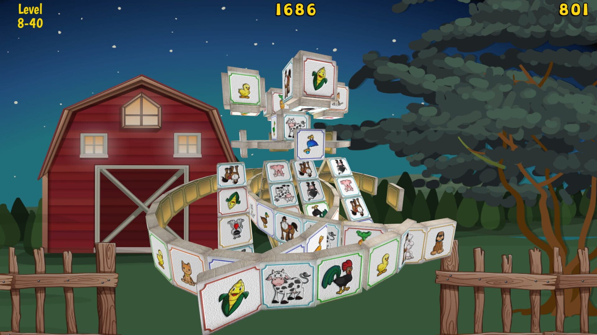 Screenshot for Barnyard Mahjong 3