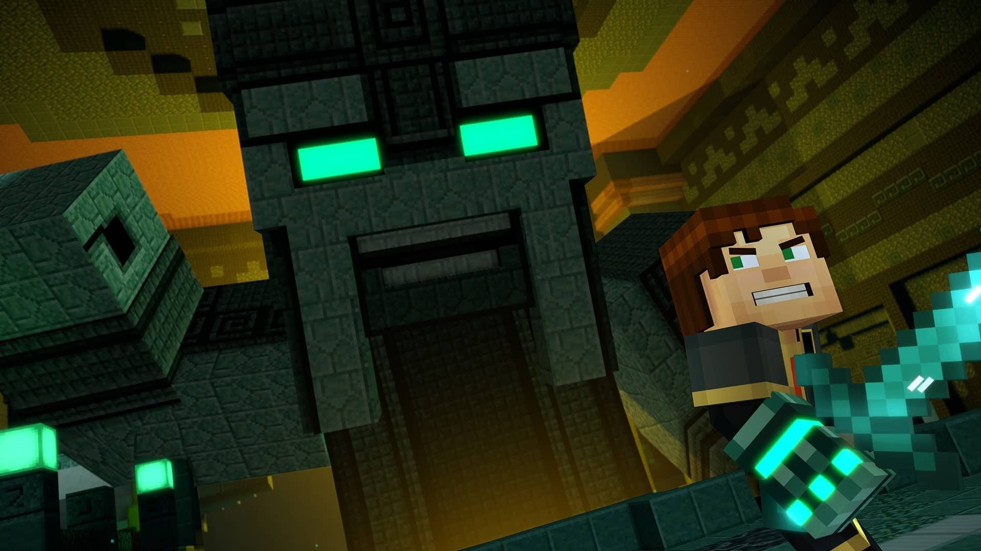 Screenshot for Minecraft: Story Mode Season Two - Episode 1: Hero in Residence