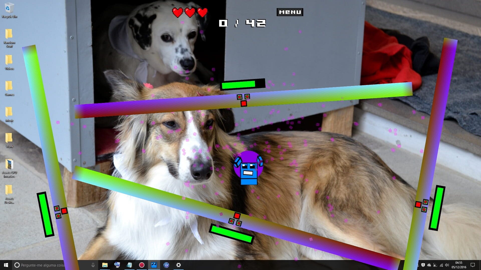 Screenshot for CPU Invaders