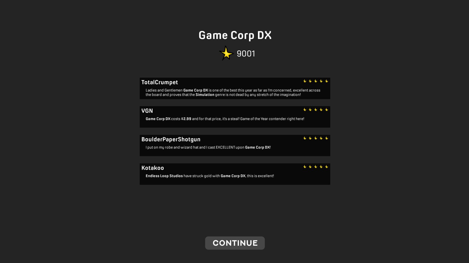 Screenshot for Game Corp DX