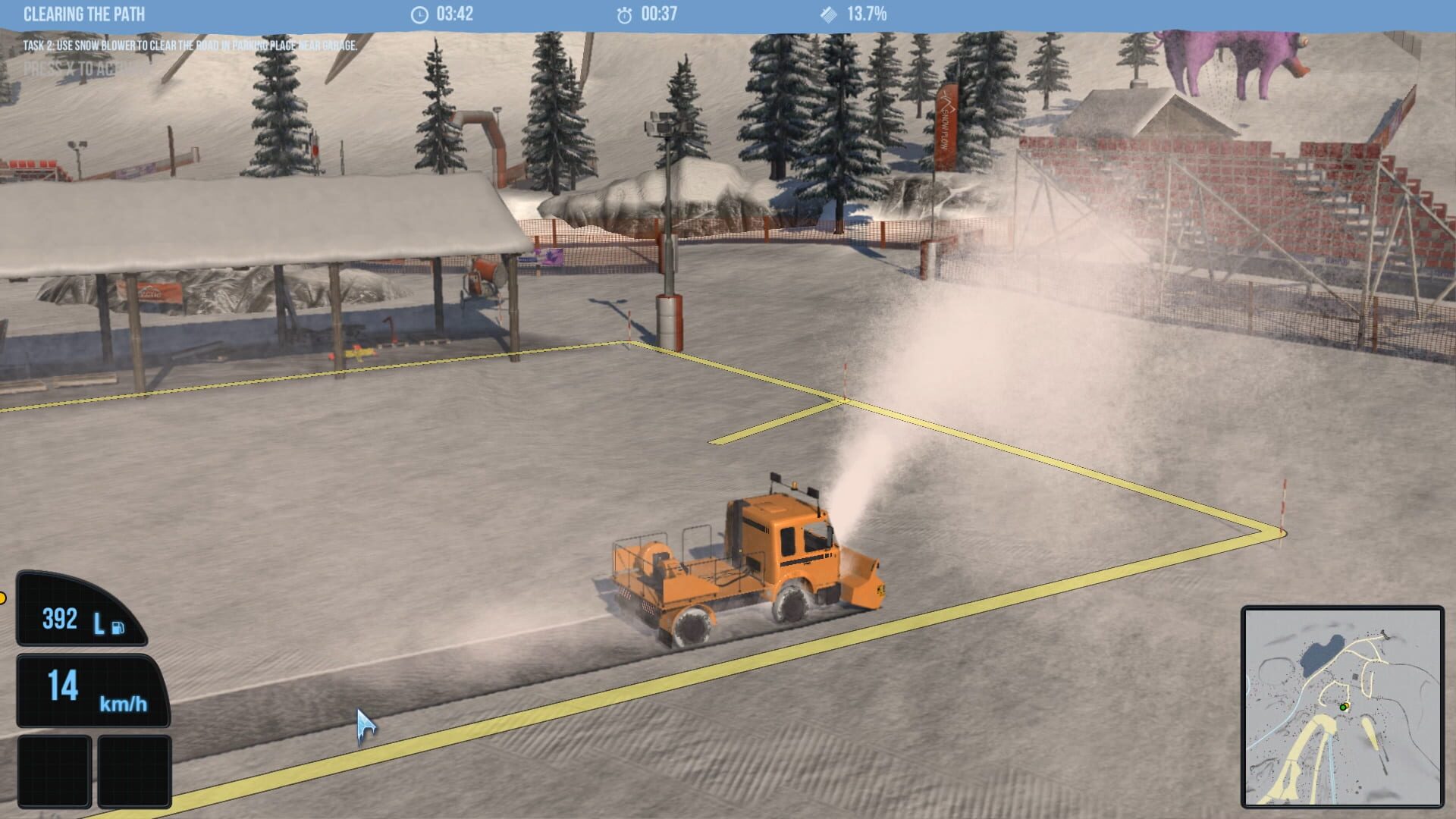 Screenshot for Snowcat Simulator