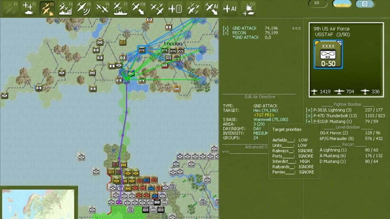 Screenshot for Gary Grigsby's War in the West