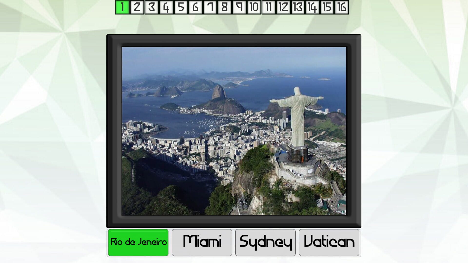 Screenshot for Test your knowledge: Cities