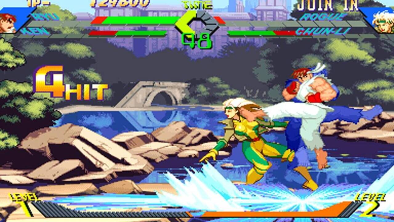 Screenshot for X-Men vs. Street Fighter