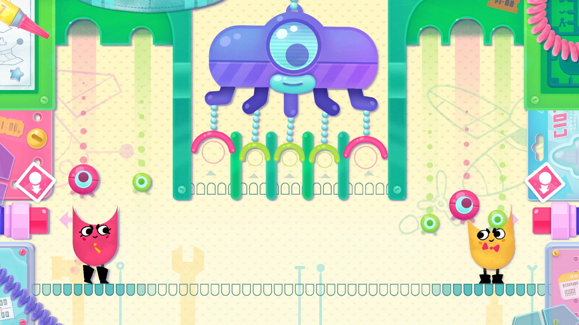 Screenshot for Snipperclips Plus: Cut It Out, Together!
