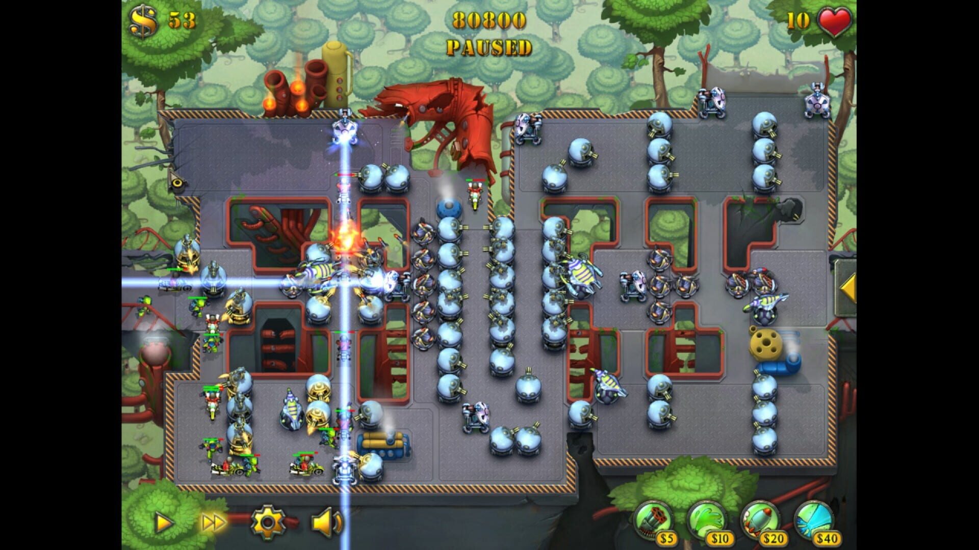 Screenshot for Fieldrunners