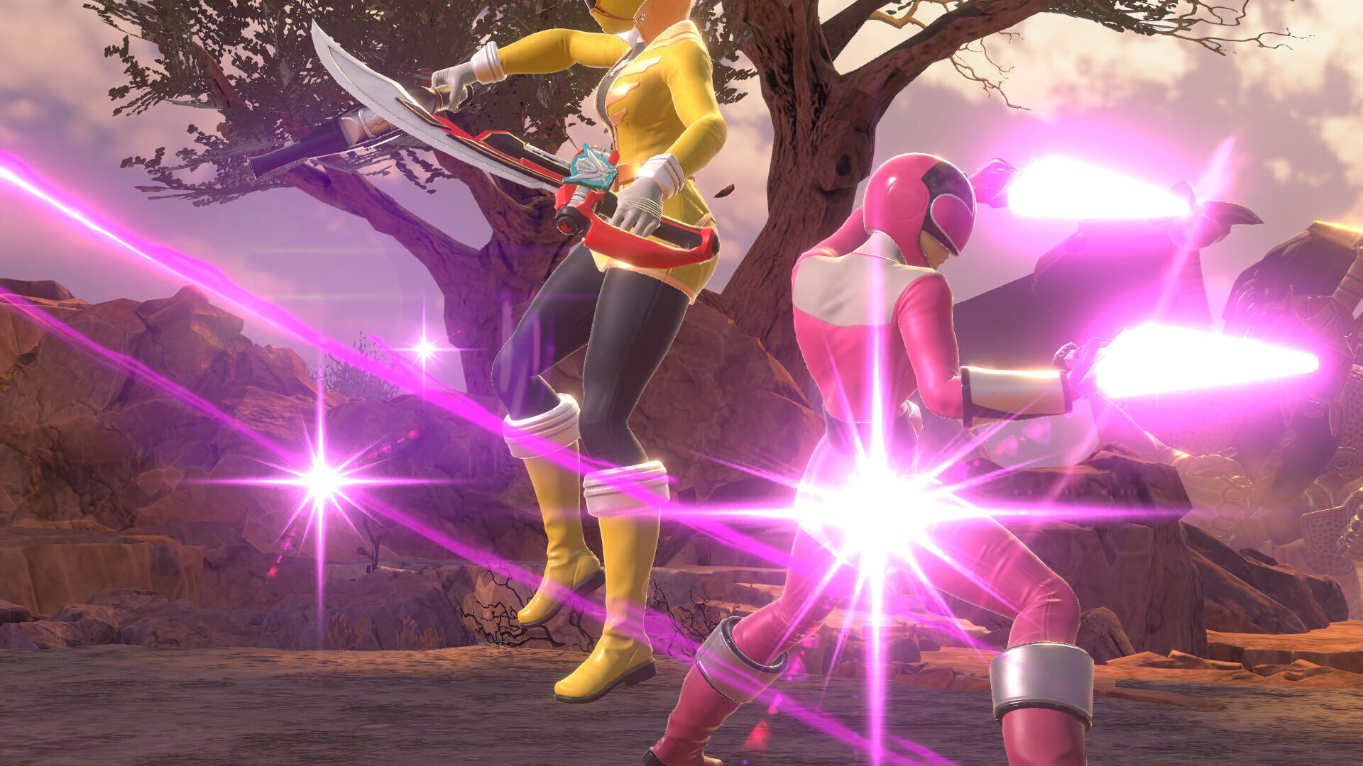 Screenshot for Power Rangers: Battle For the Grid - Jen Scotts: Time Force Pink Ranger