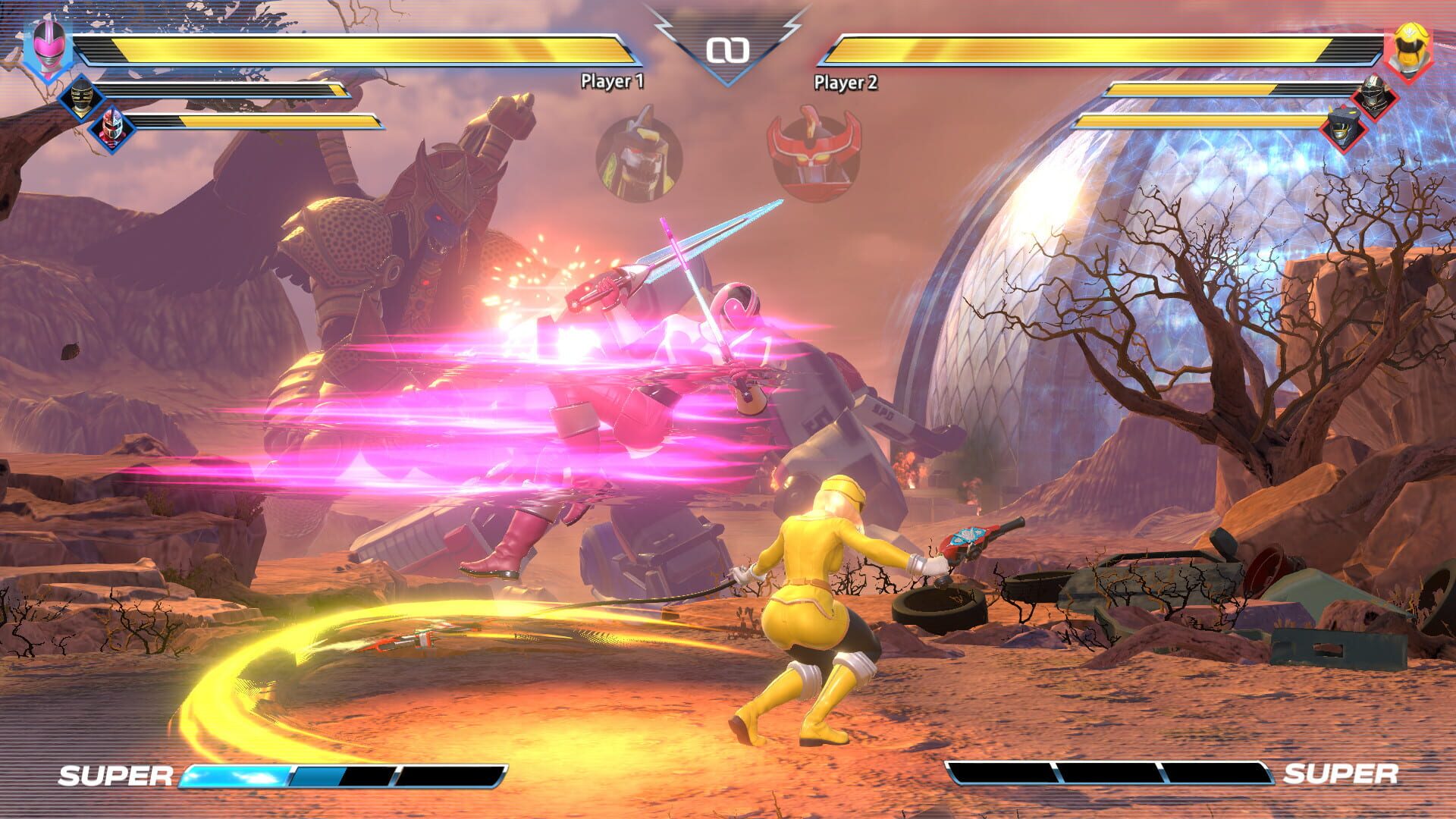 Screenshot for Power Rangers: Battle For the Grid - Jen Scotts: Time Force Pink Ranger