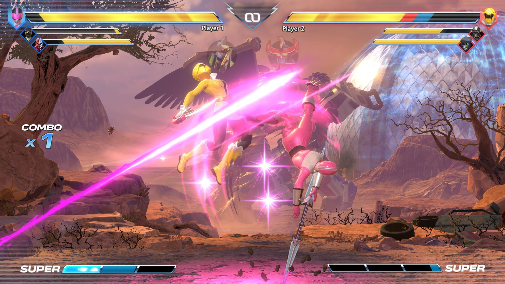 Screenshot for Power Rangers: Battle For the Grid - Jen Scotts: Time Force Pink Ranger