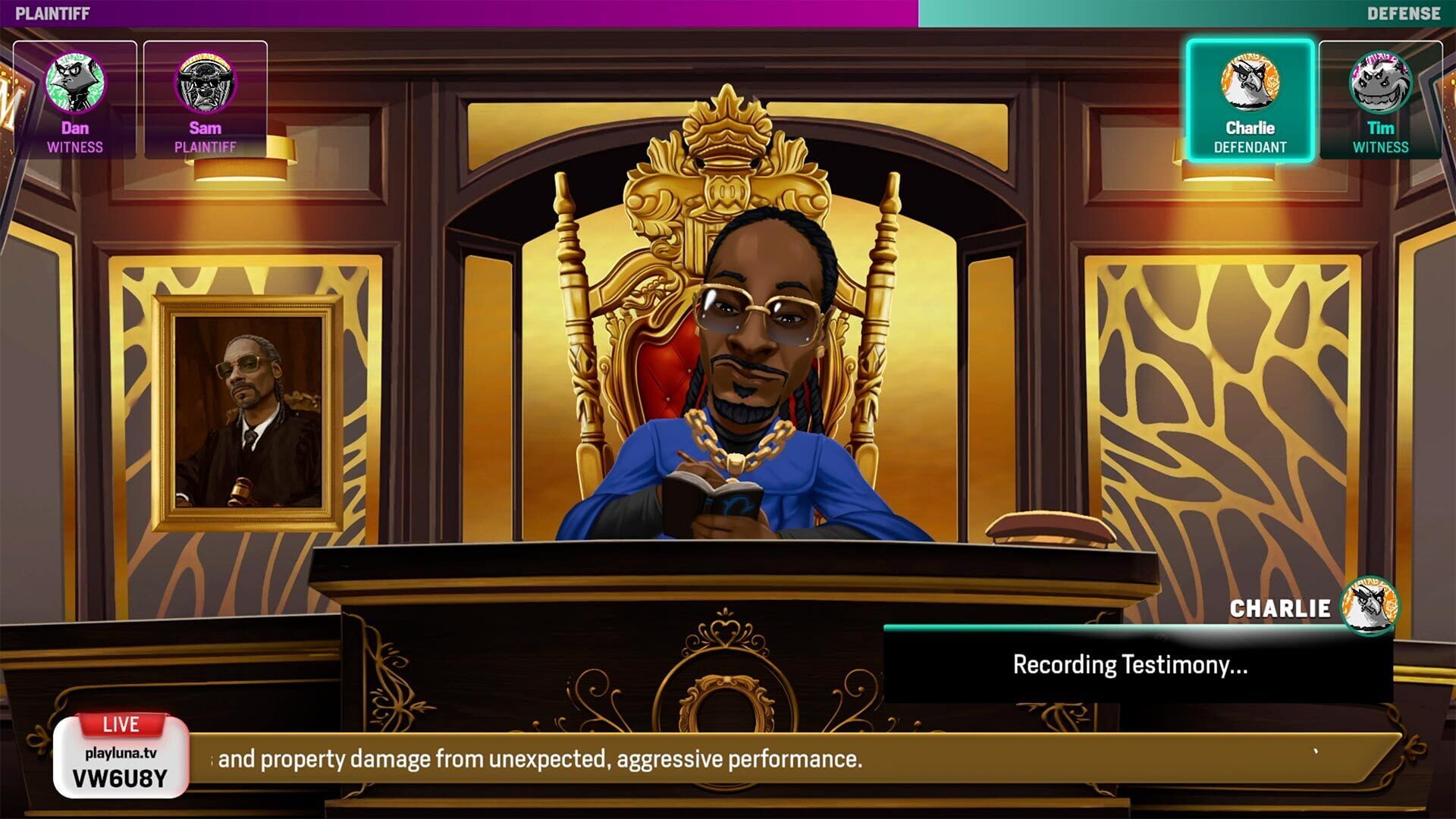 Screenshot for Courtroom Chaos: Starring Snoop Dogg