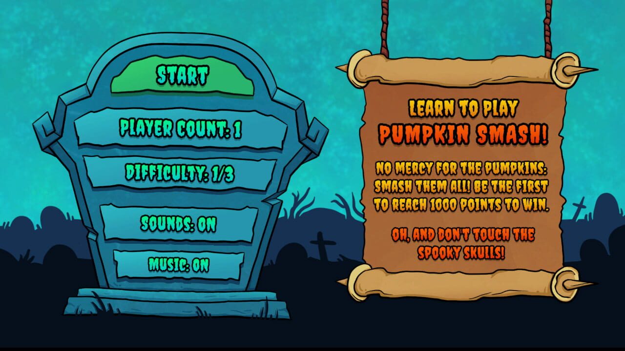 Screenshot for Learn to Play: Pumpkin Smash!