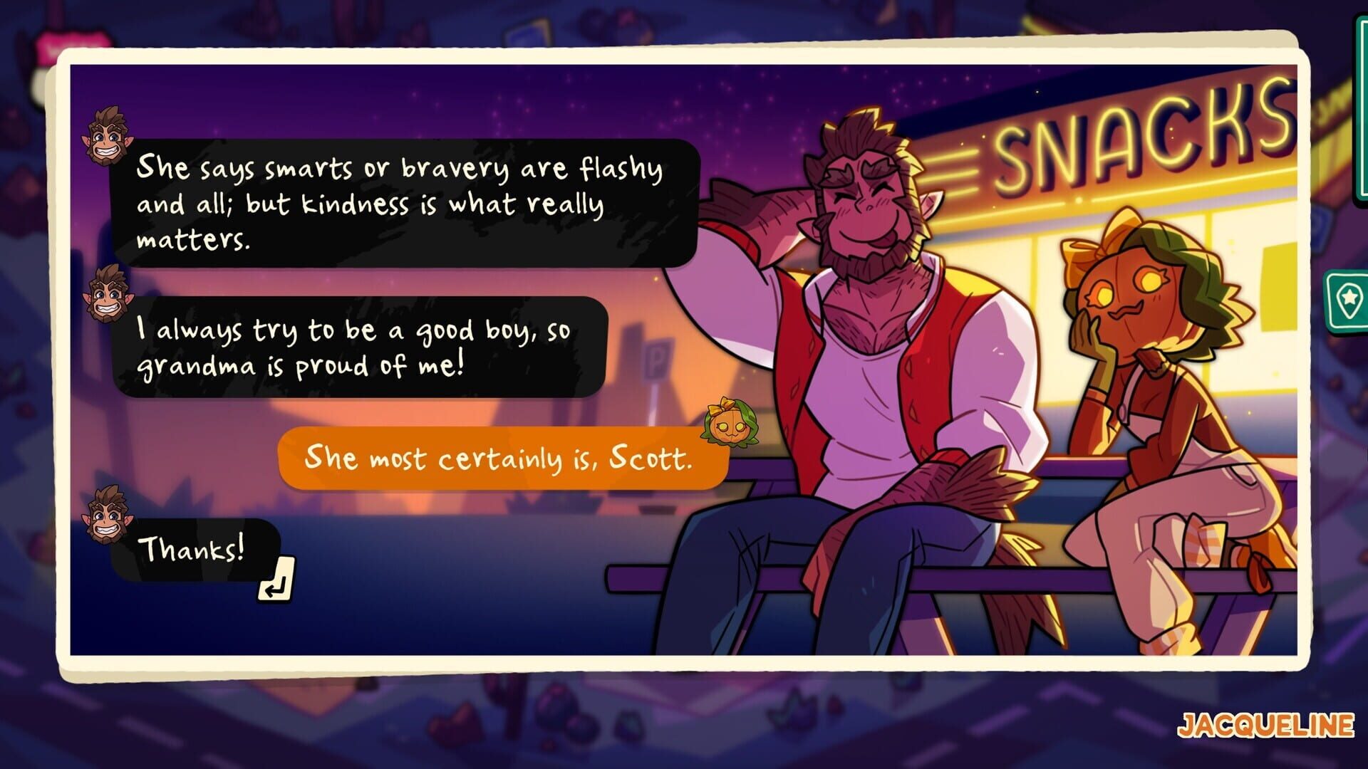 Screenshot for Monster Prom 3: Monster Roadtrip - Playable Character Jacqueline