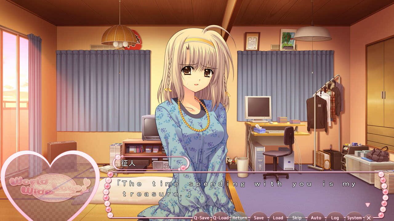 Screenshot for World Wide Love!: Sekai Seifuku Kanojo Fandisc