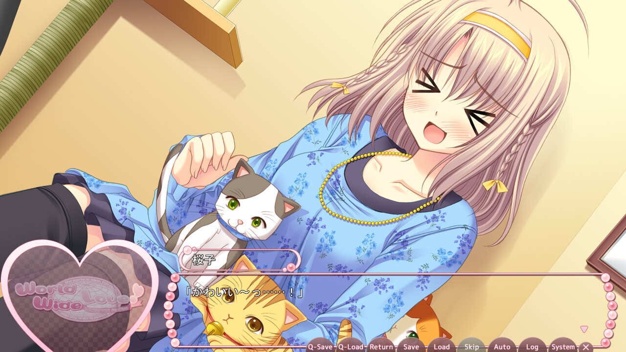 Screenshot for World Wide Love!: Sekai Seifuku Kanojo Fandisc