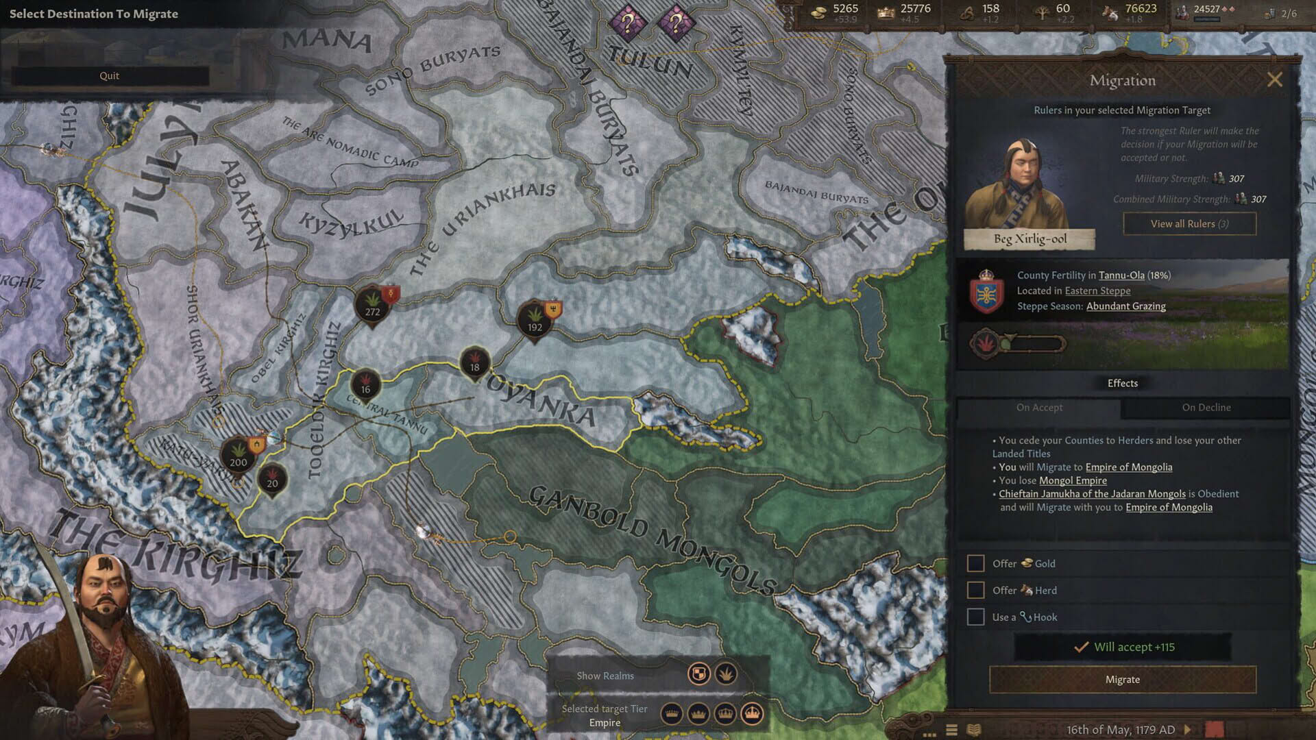 Screenshot for Crusader Kings III: Khans of the Steppe