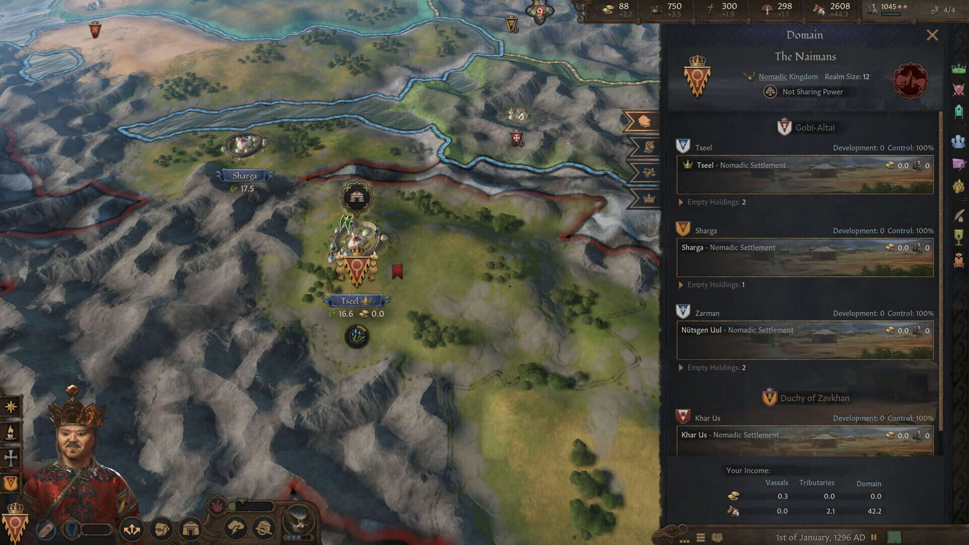 Screenshot for Crusader Kings III: Khans of the Steppe