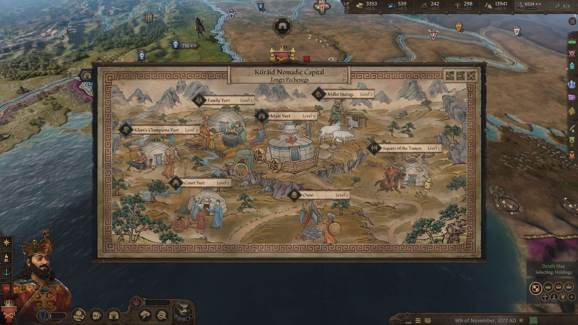 Screenshot for Crusader Kings III: Khans of the Steppe