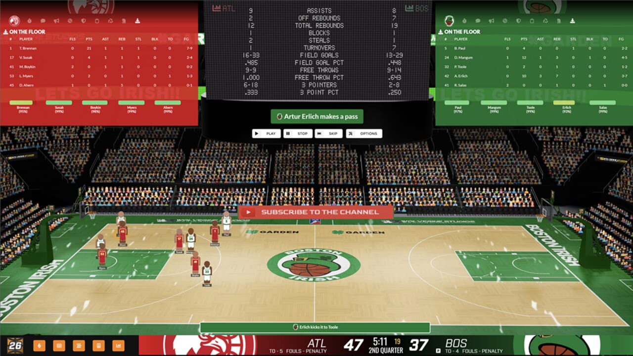 Screenshot for Draft Day Sports: Pro Basketball 26