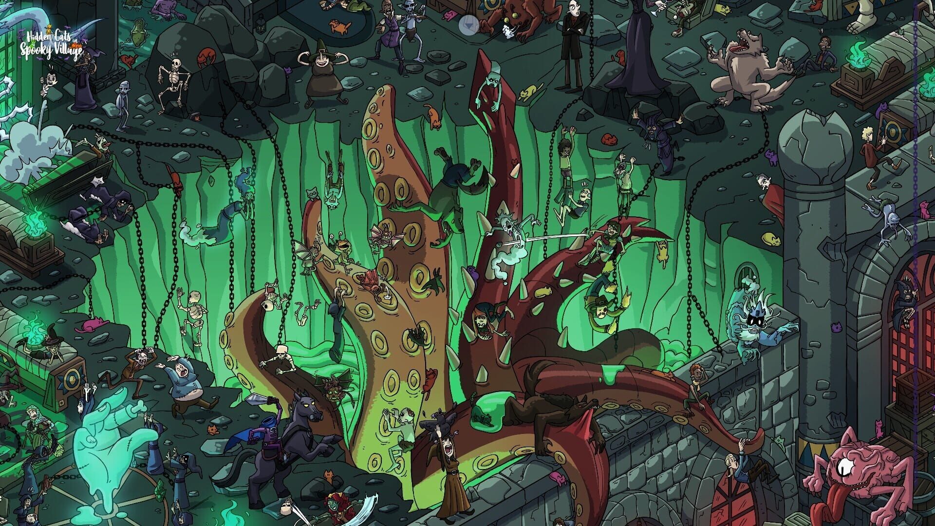 Screenshot for Hidden Cats in Spooky Village