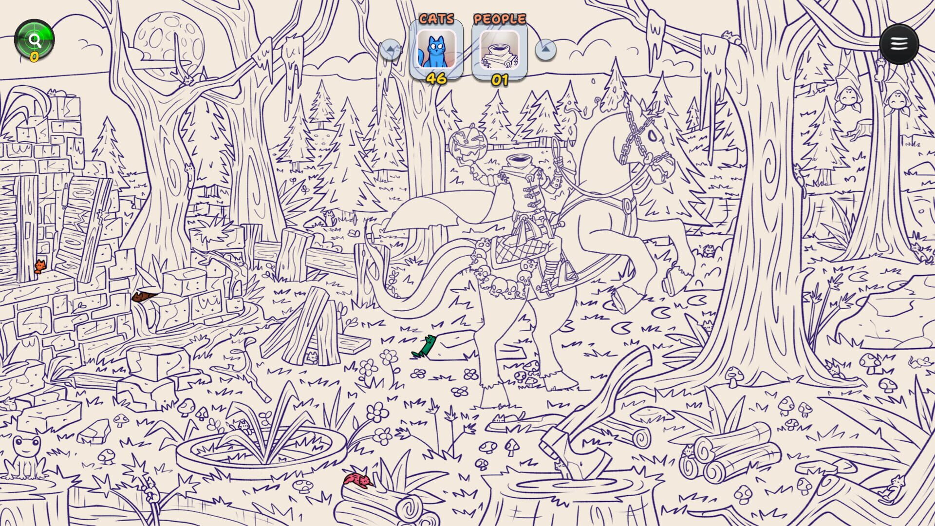 Screenshot for Hidden Cats in Spooky Village