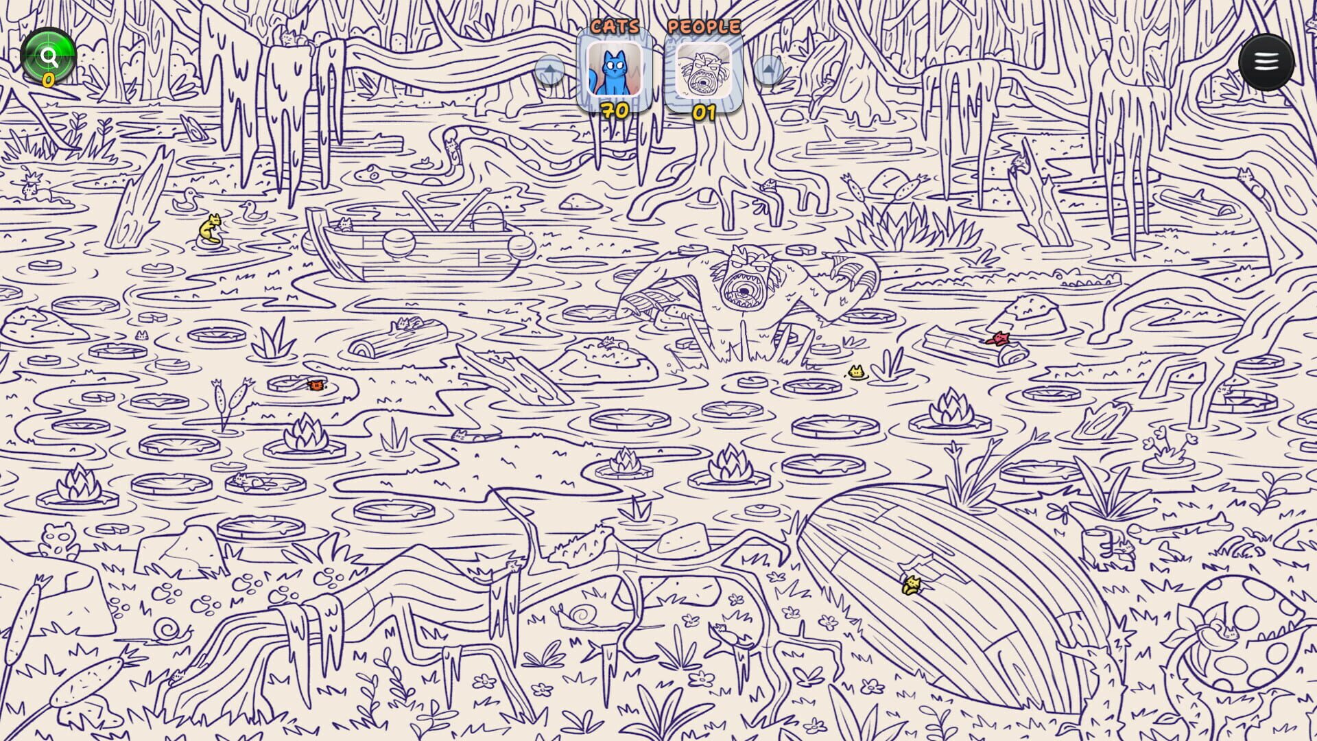 Screenshot for Hidden Cats in Spooky Village