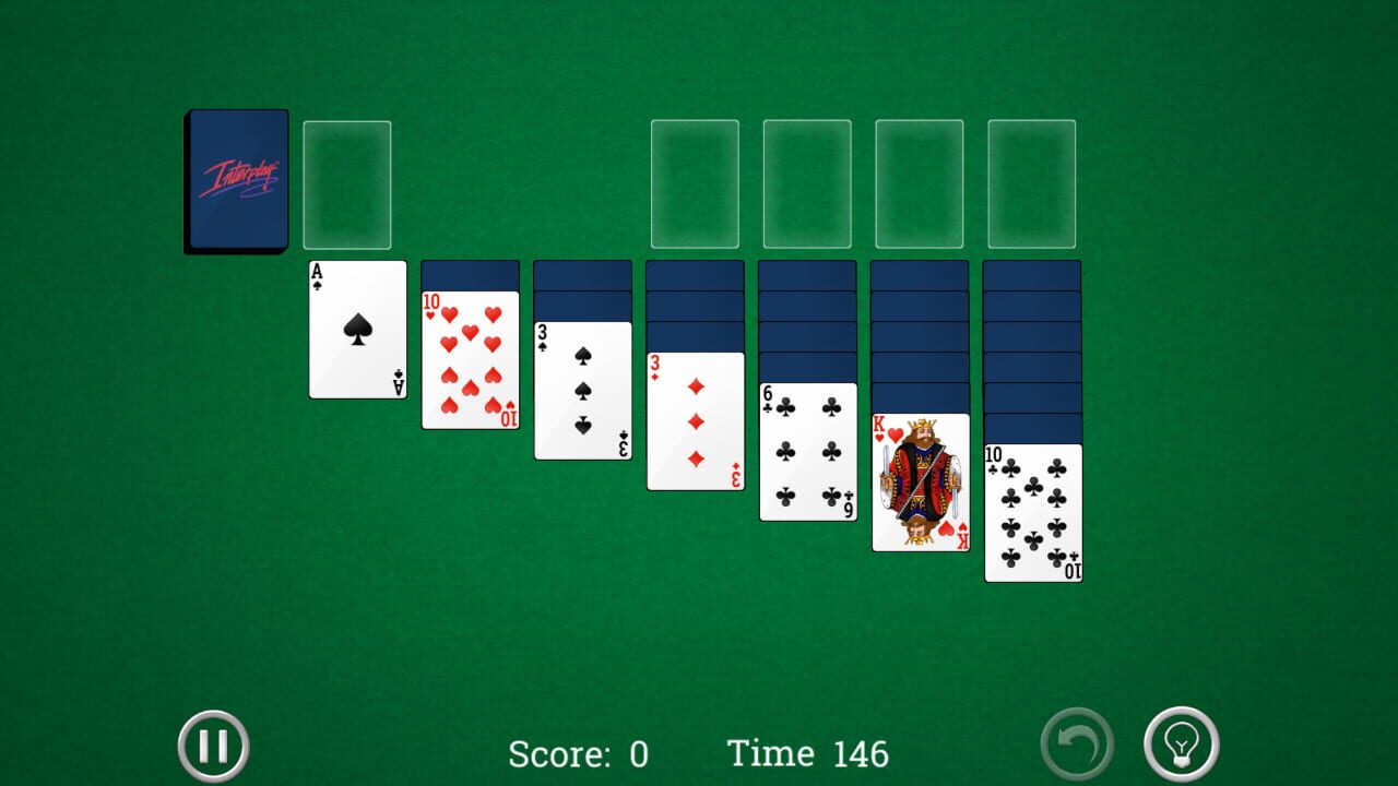Screenshot for Interplay Klondike Solitaire