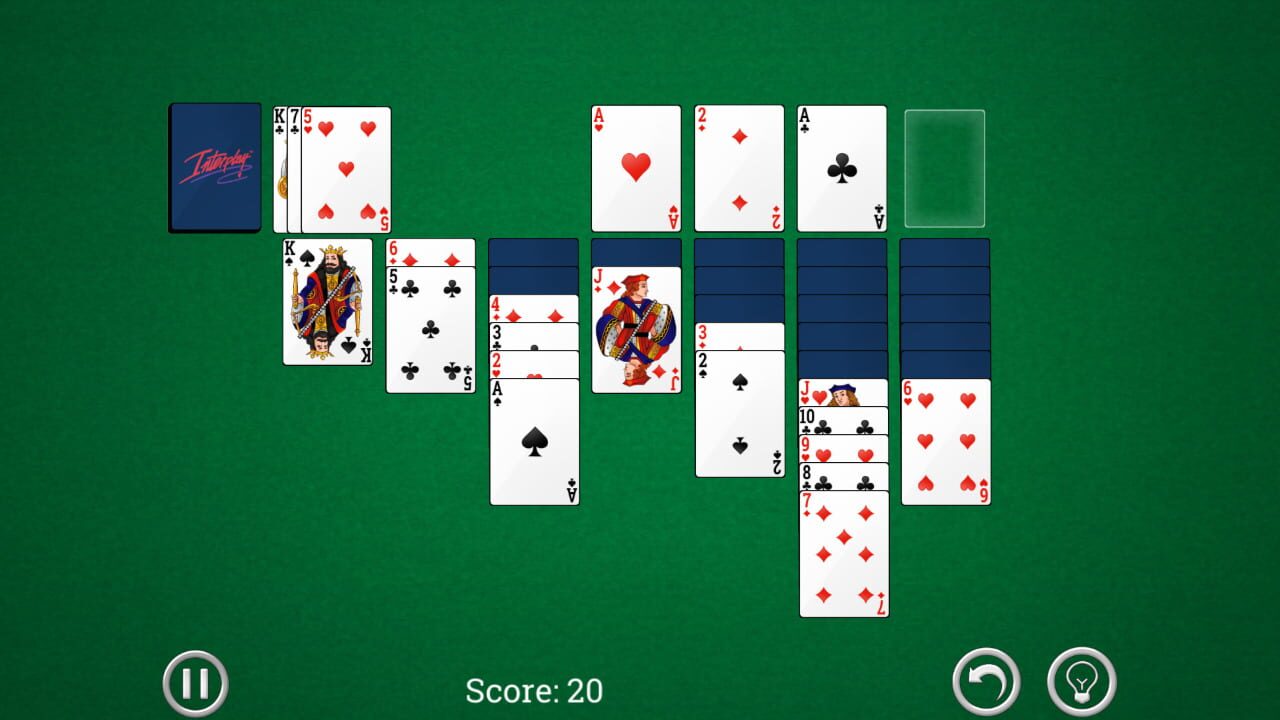Screenshot for Interplay Klondike Solitaire