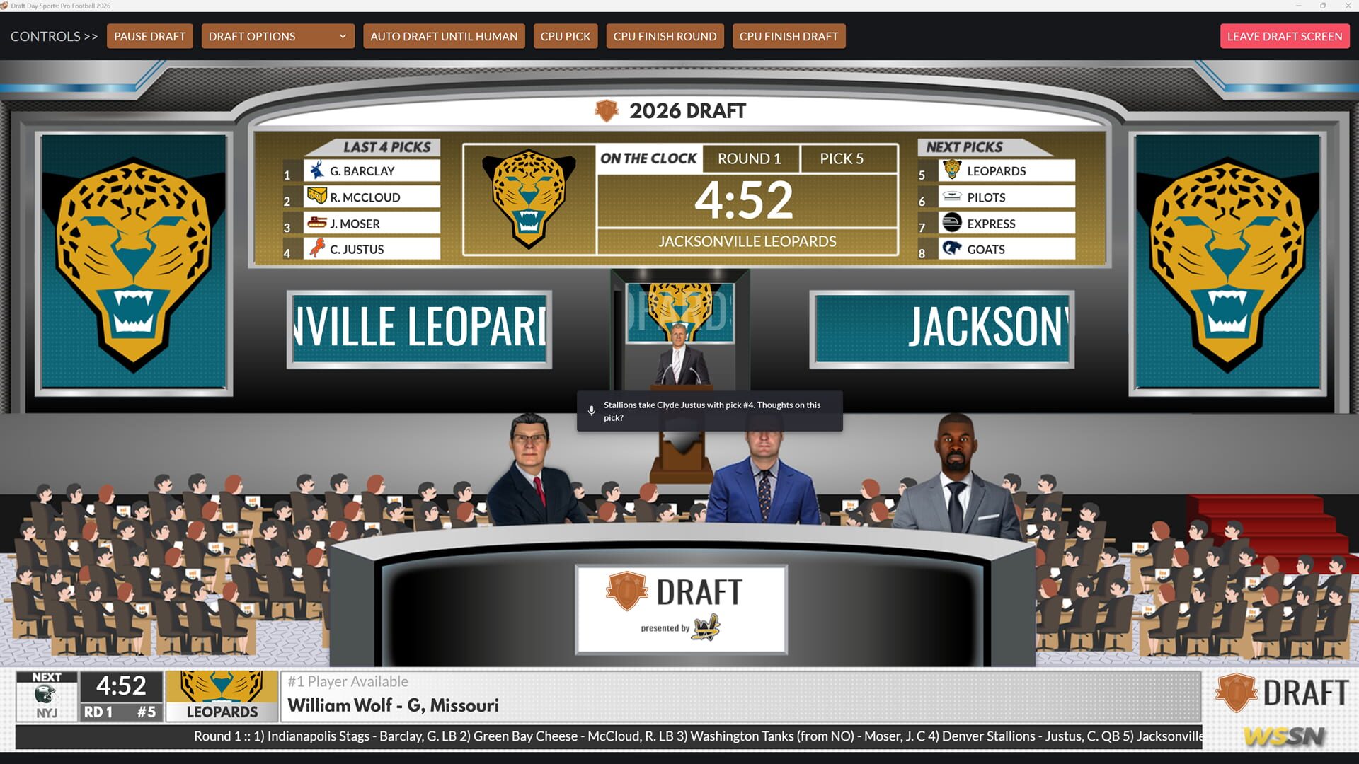 Screenshot for Draft Day Sports: Pro Football 26
