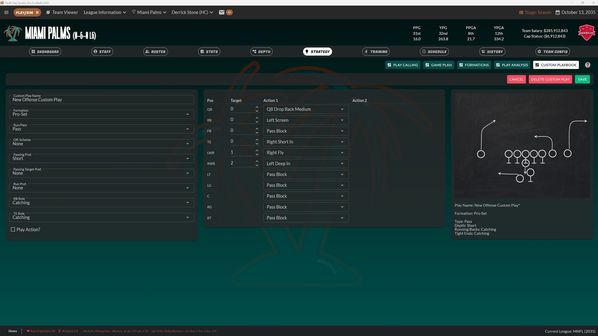Screenshot for Draft Day Sports: Pro Football 26
