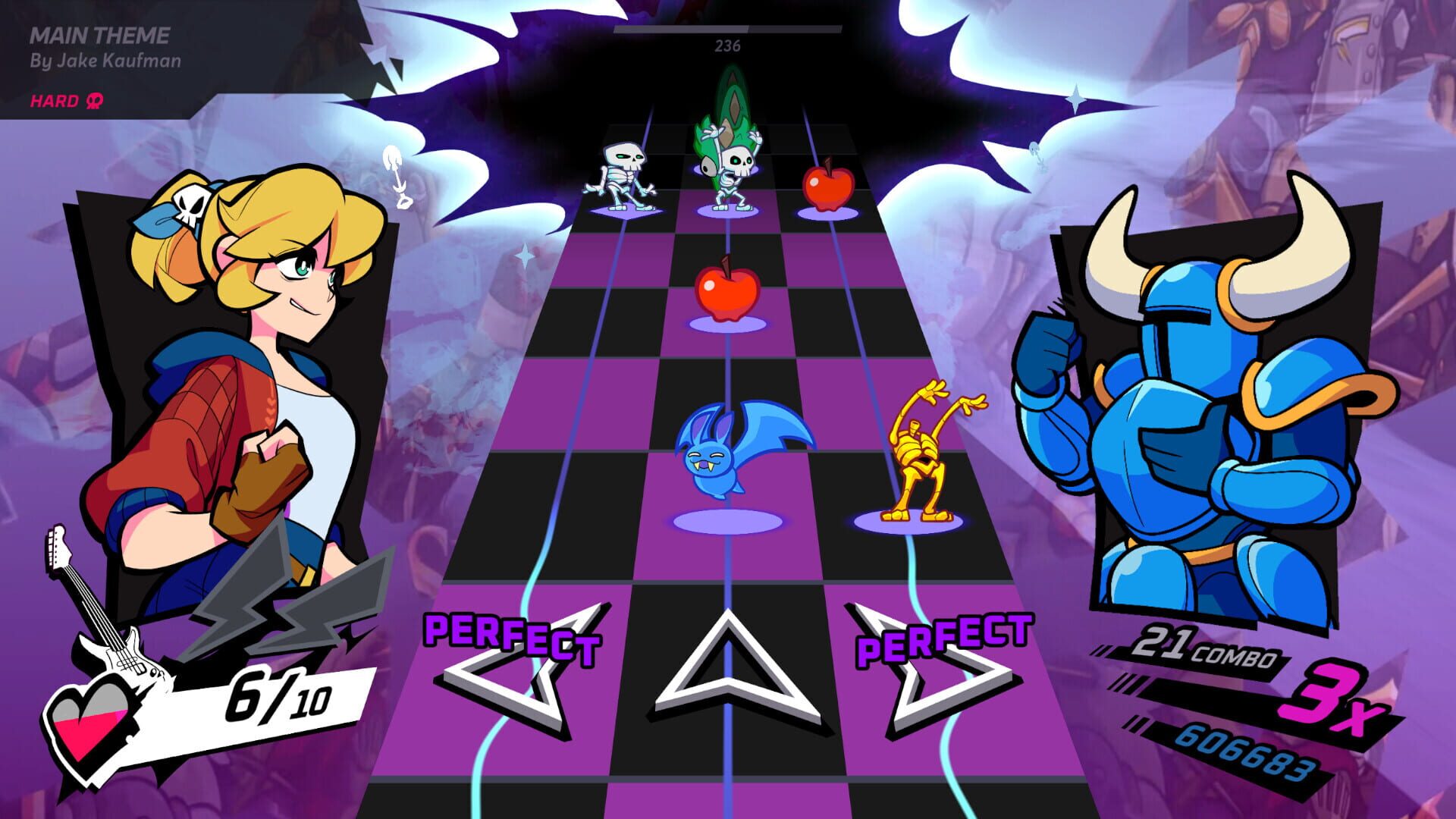 Screenshot for Rift of the NecroDancer: Shovel Knight - "Main Theme" - Jake Kaufman