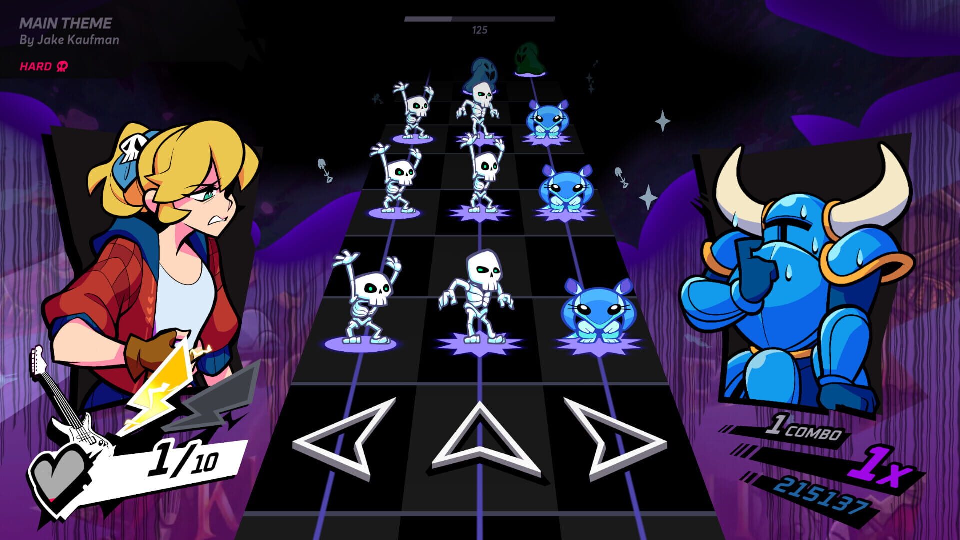 Screenshot for Rift of the NecroDancer: Shovel Knight - "Main Theme" - Jake Kaufman