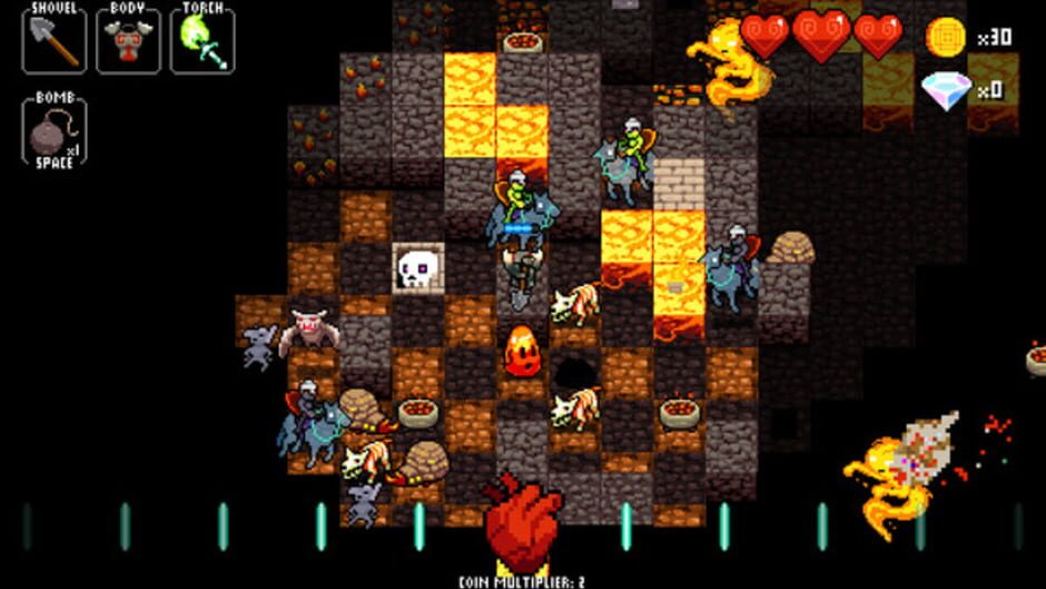 Screenshot for Crypt of the Necrodancer: Shovel Knight