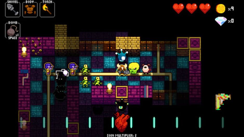 Screenshot for Crypt of the Necrodancer: Shovel Knight