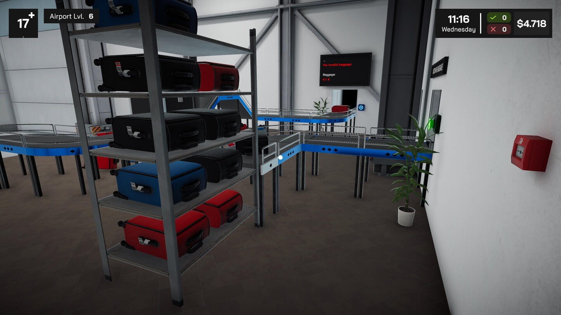 Screenshot for Airport Baggage Simulator